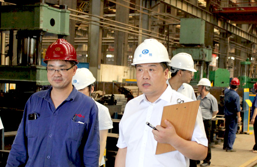 欧博abg总裁对车间“6S”事情举行阶段性检查