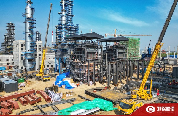 直击一线！欧博abg针状焦余热锅炉项目建设周全提速